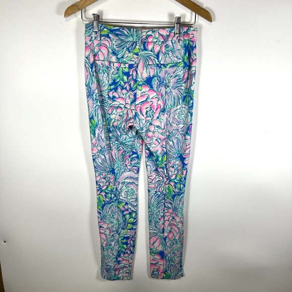 Lilly Pulitzer Kelly High Rise Knit Skinny Ankle Pant Size 2 Tropical‎ Colorful - Picture 6 of 10